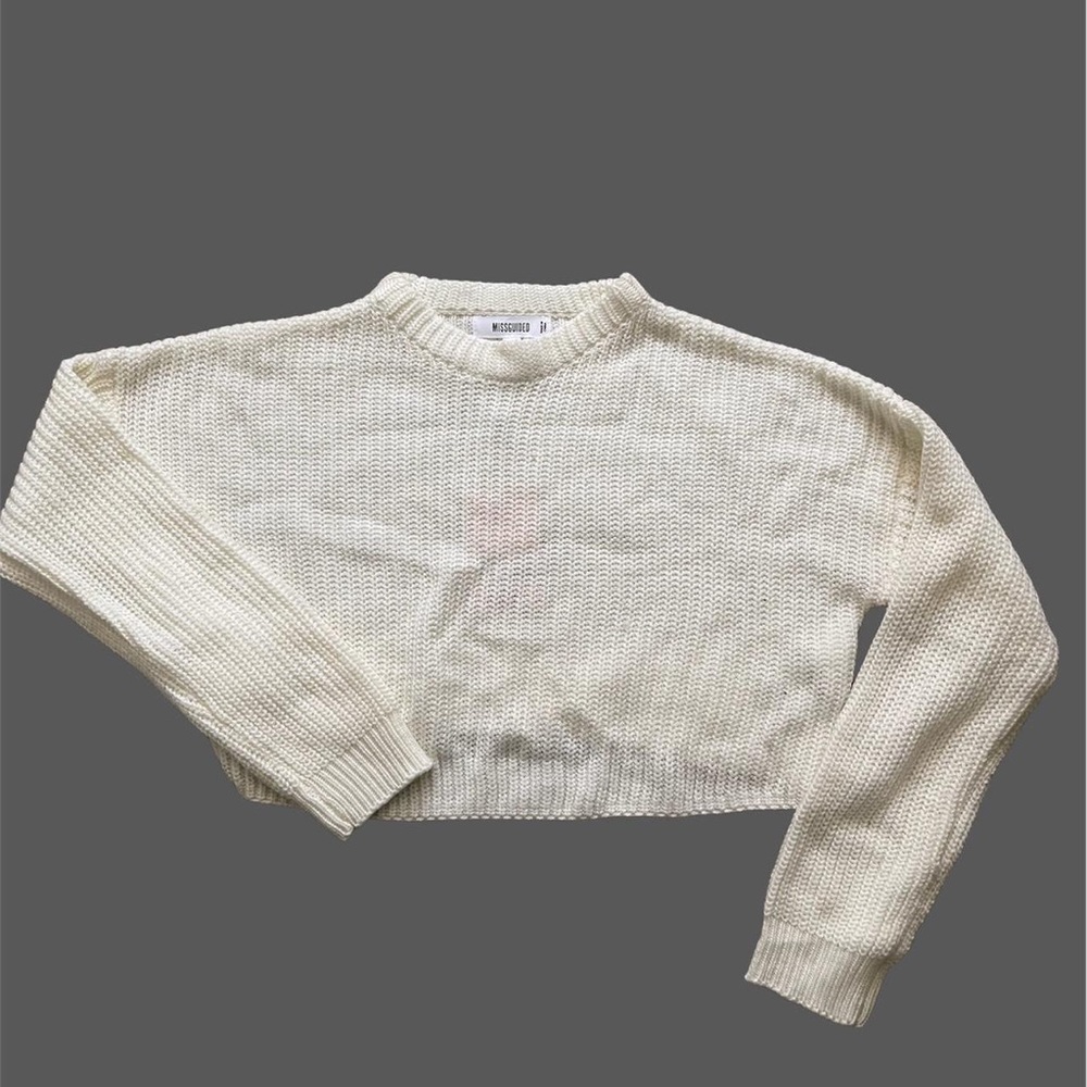 cream sweater